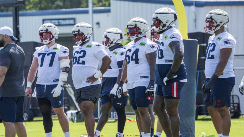 Patriots offensive line